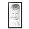 ArtToFrames 16x32" Matted Picture Frame with 12x28" Single Mat Photo Opening Framed in 1.25" Black and 2" Mat (FWM-4083-16x32)